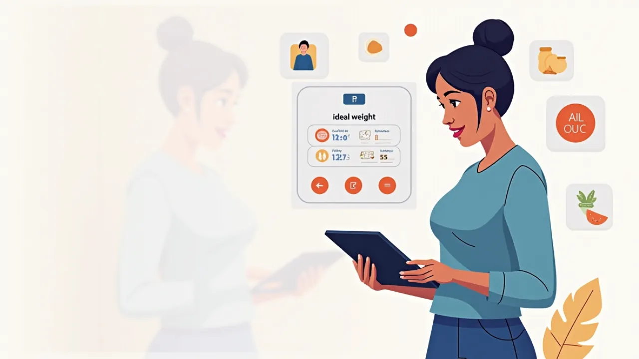 طريقة حساب الوزن المثالي بدقة باستخدام الأدوات الذكية الحديثة