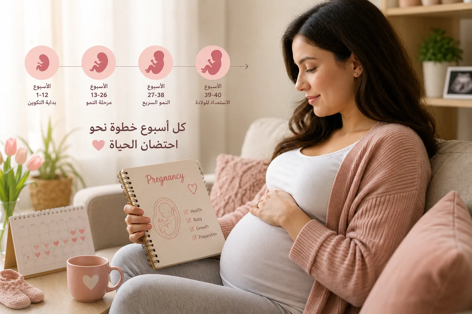 كيف تساعد متابعة أسابيع الحمل في تقليل القلق لدى الحامل؟