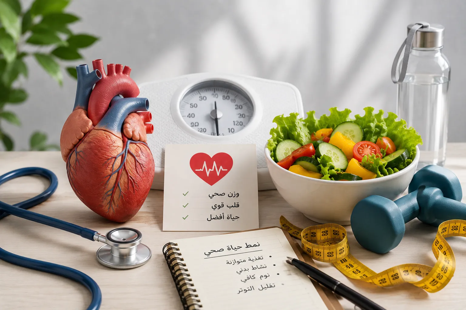 العلاقة بين الوزن المثالي وصحة القلب والأوعية الدموية